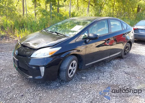 2015 Toyota Prius Two from USA, damaged, VIN JTDKN3DUXF0475575